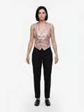 Dolce & Gabbana Pink Elastane Waistcoat
