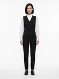 Dolce & Gabbana Black Elastane Waistcoat