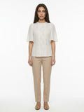 Dolce & Gabbana White Silk T-Shirt