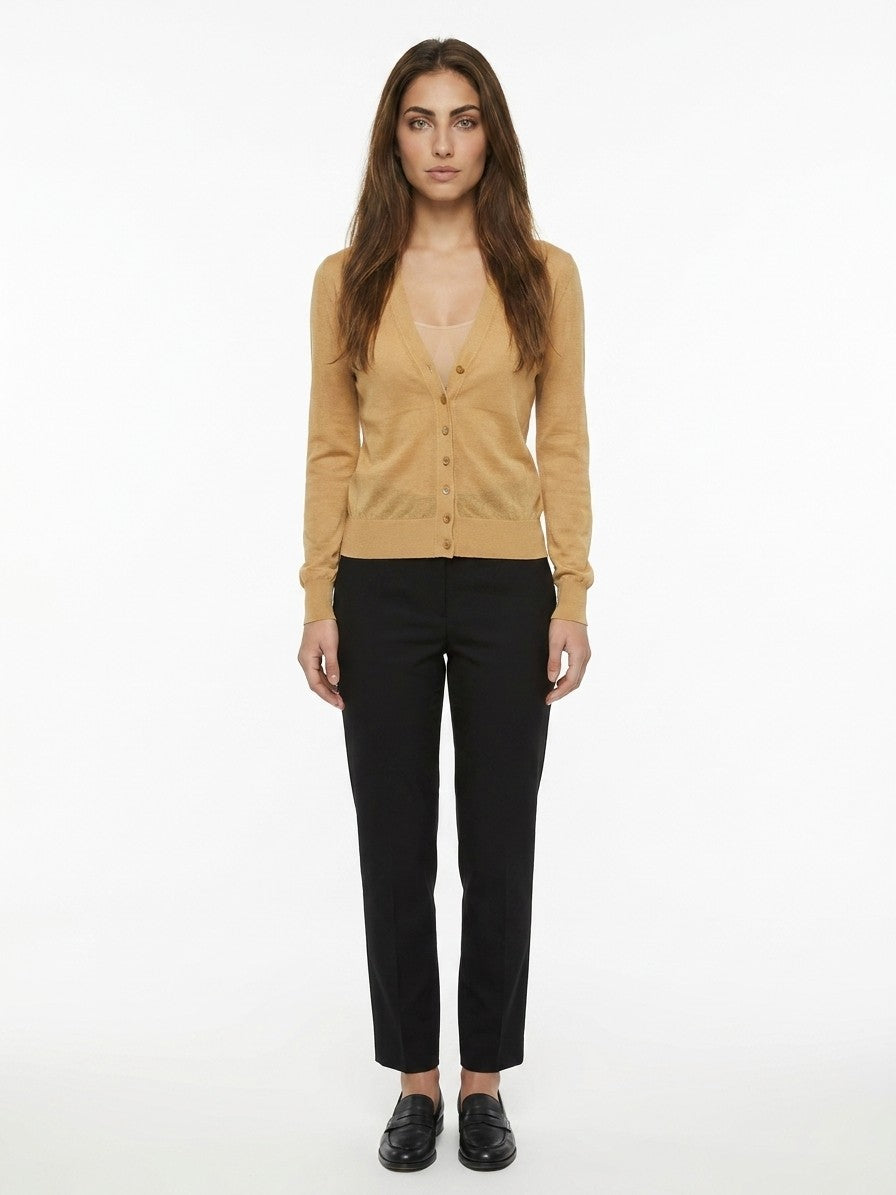 Dolce & Gabbana Yellow Cotton Cardigan