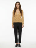 Dolce & Gabbana Yellow Cotton Cardigan