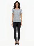 Dolce & Gabbana Gray Polyamide T-Shirt