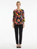 Dolce & Gabbana Multicolor Elastane Long Sleeve T-Shirt