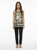 Dolce & Gabbana Multicolor Silk Sleeveles T-Shirt