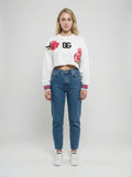 Dolce & Gabbana White Cotton Sweatshirt