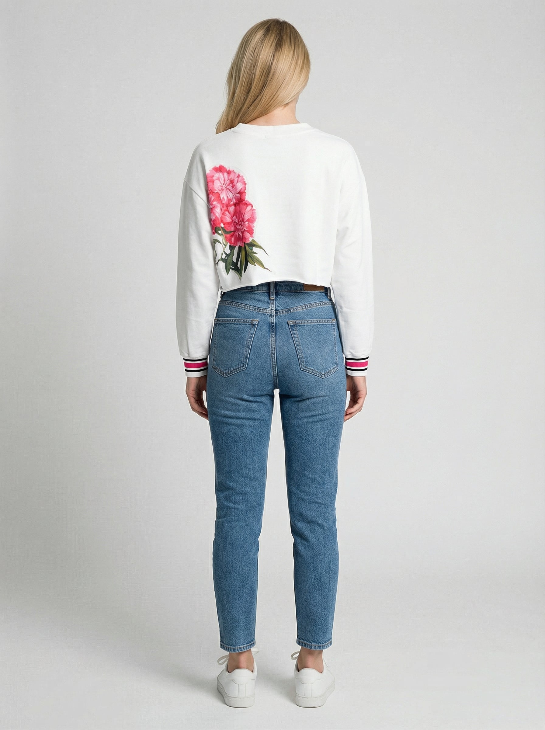 Dolce & Gabbana White Cotton Sweatshirt