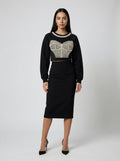 Dolce & Gabbana Black Cotton Sweatshirt