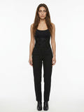 Dolce & Gabbana Black Lambskin High-Waist Belt