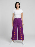 Dolce & Gabbana Bicolor Cotton Cropped Pants