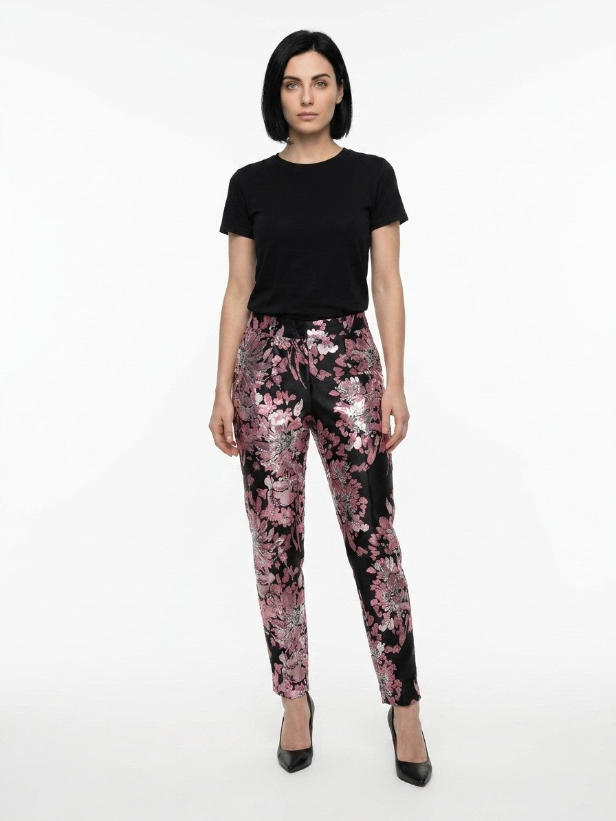 Dolce & Gabbana Bicolor Metallic Fibre Pants