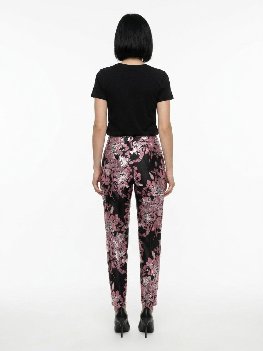 Dolce & Gabbana Bicolor Metallic Fibre Pants