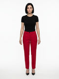 Dolce & Gabbana Red Elastane Dress Pants
