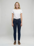 Dolce & Gabbana Navy Blue Cotton Skinny Jeans