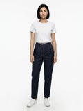 Dolce & Gabbana Navy Blue Cotton Straight-Leg Jeans