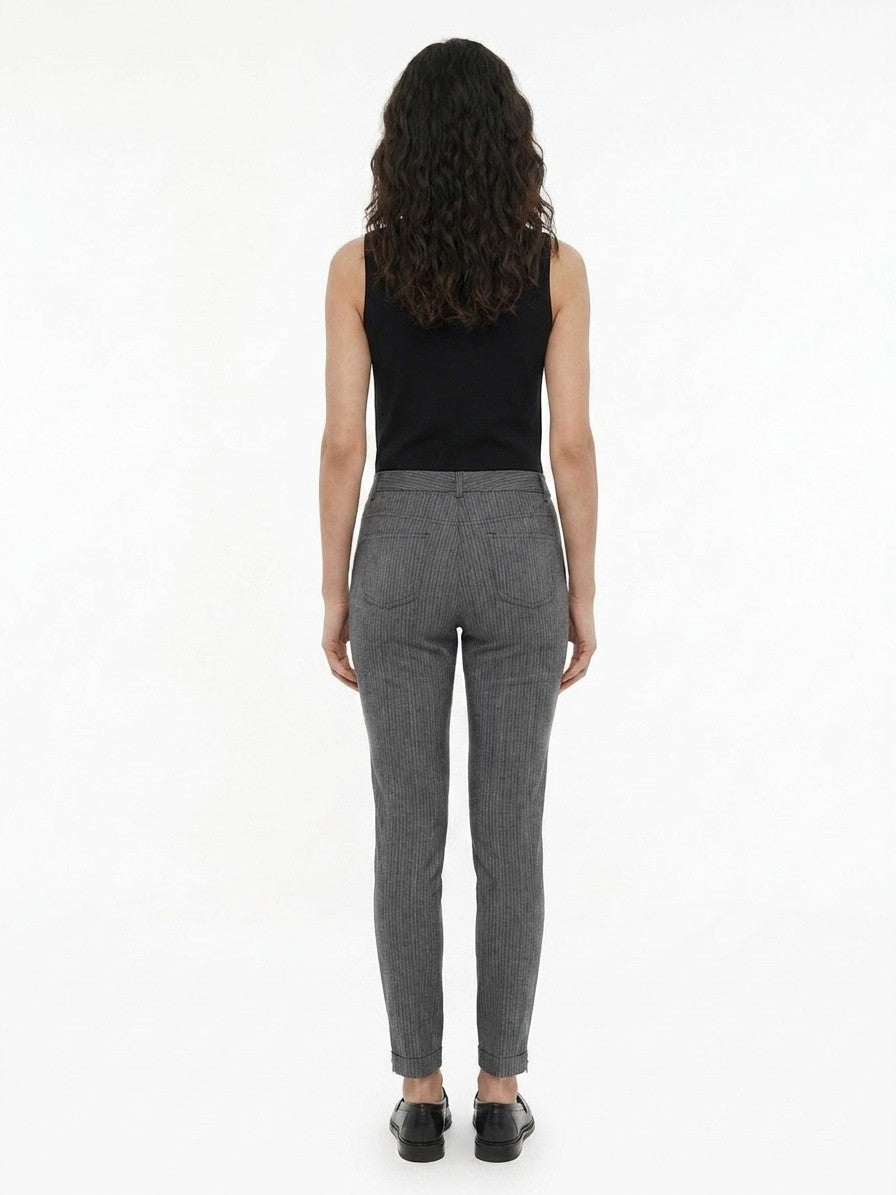 Dolce & Gabbana Multicolor Virgin Wool Skinny Pants