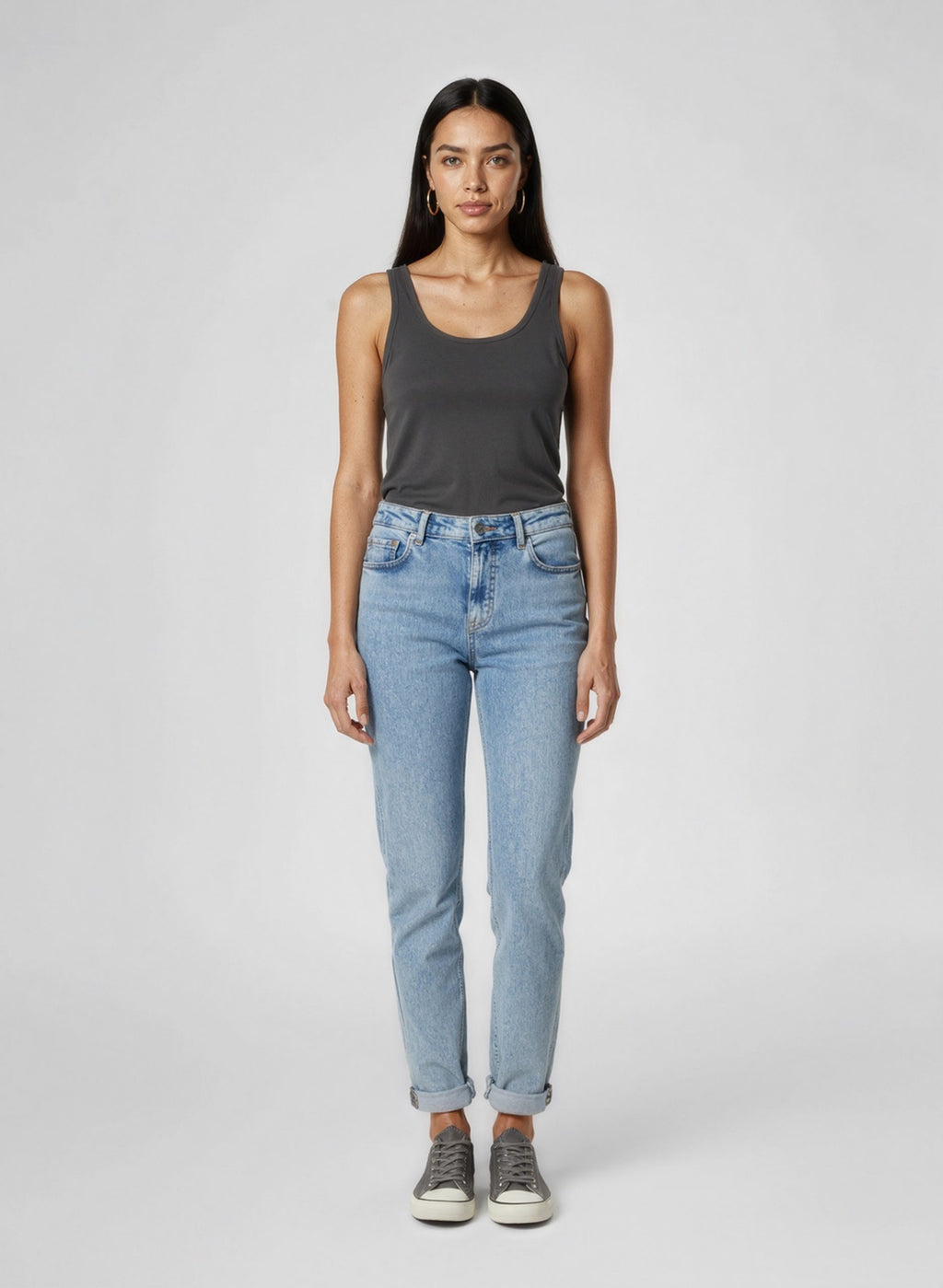 Dolce & Gabbana Blue Cotton Straight-Leg Jeans