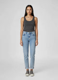 Dolce & Gabbana Blue Cotton Straight-Leg Jeans