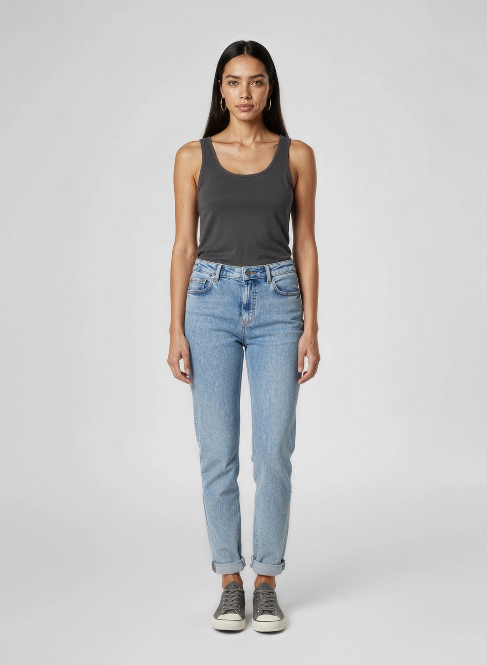 Dolce & Gabbana Blue Cotton Straight-Leg Jeans