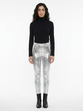 Dolce & Gabbana Silver Elastane Casual Pants