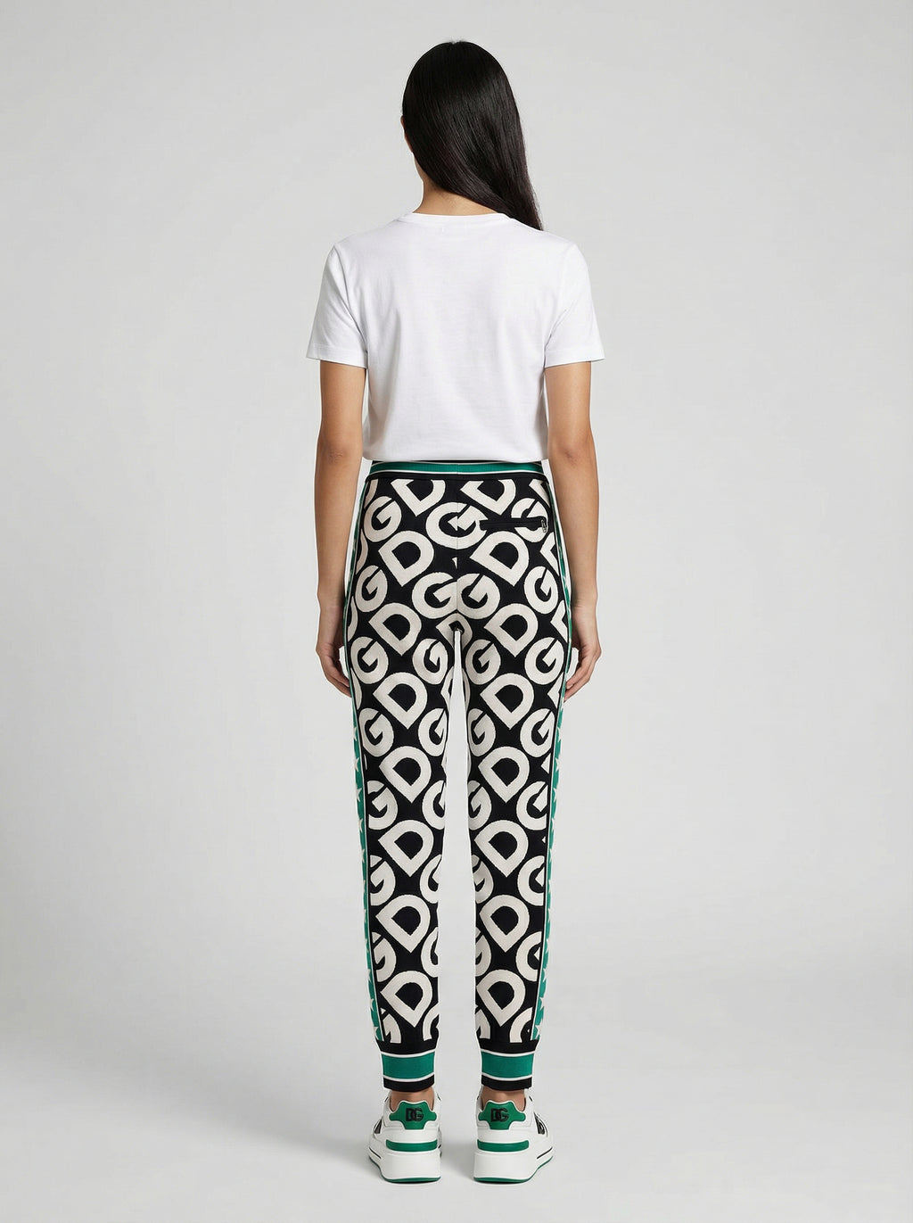 Dolce & Gabbana Multicolor Polyamide Joggers (Workout Pants)