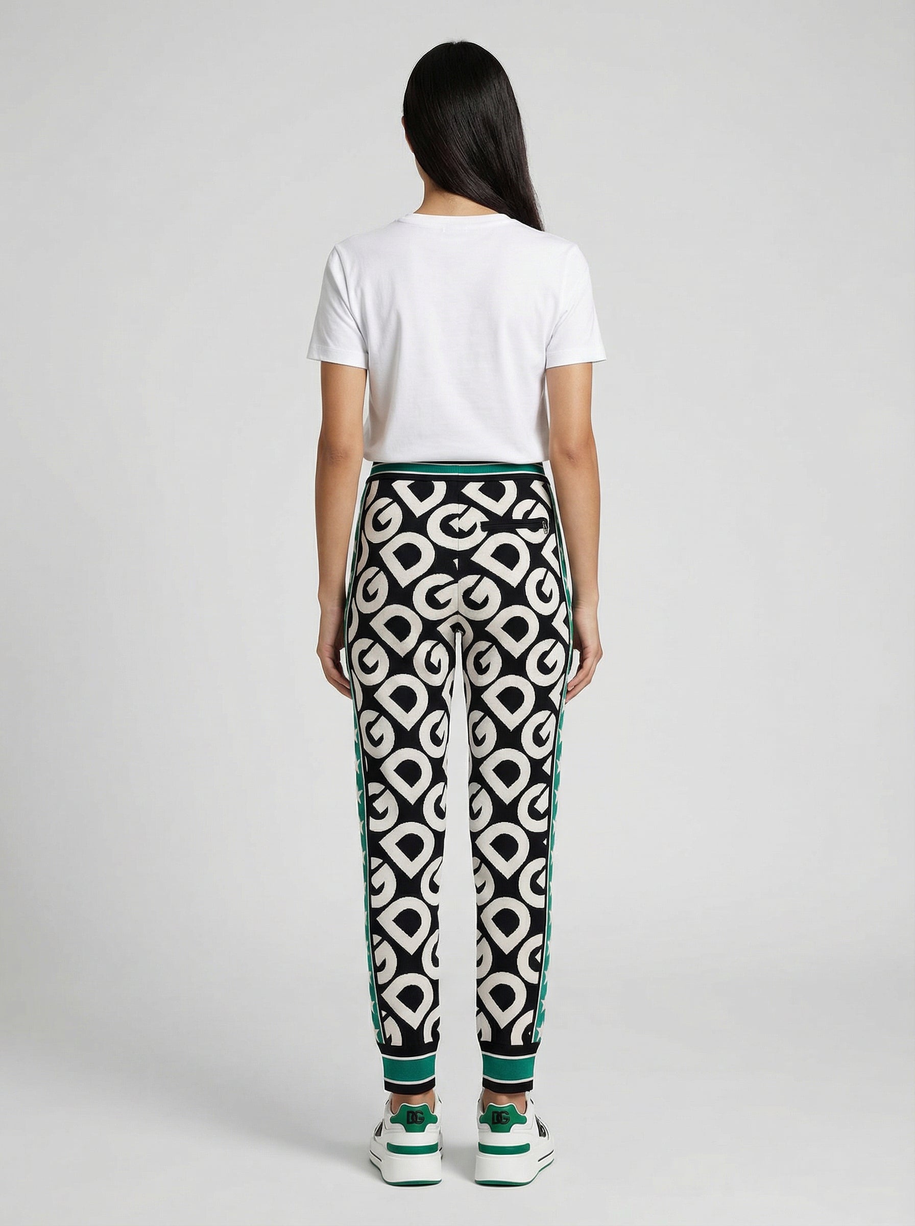 Dolce & Gabbana Multicolor Polyamide Joggers (Workout Pants)