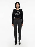 Dolce & Gabbana Black Cashmere Sweatshirt