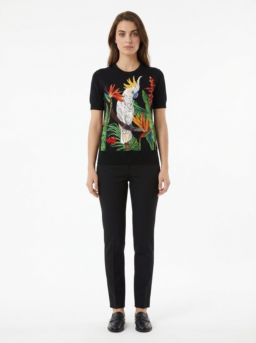 Dolce & Gabbana Multicolor Silk Sweater