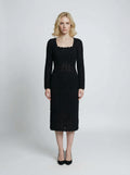 Dolce & Gabbana Black Cashmere Cocktail Dress