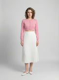 Dolce & Gabbana Pink Silk Cardigan