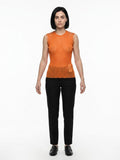 Dolce & Gabbana Orange Polyester Tank Tops