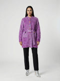 Dolce & Gabbana Purple Polyamide Cardigan