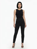 Dolce & Gabbana Black Cotton Skinny Pants