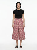 Dolce & Gabbana Multicolor Cotton Cropped Pants