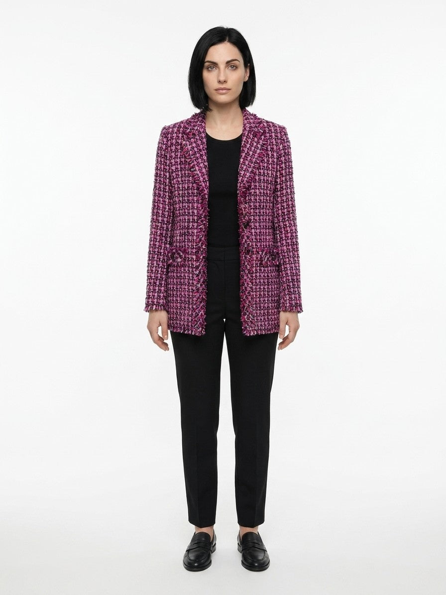 Dolce & Gabbana Purple Cotton Jacket