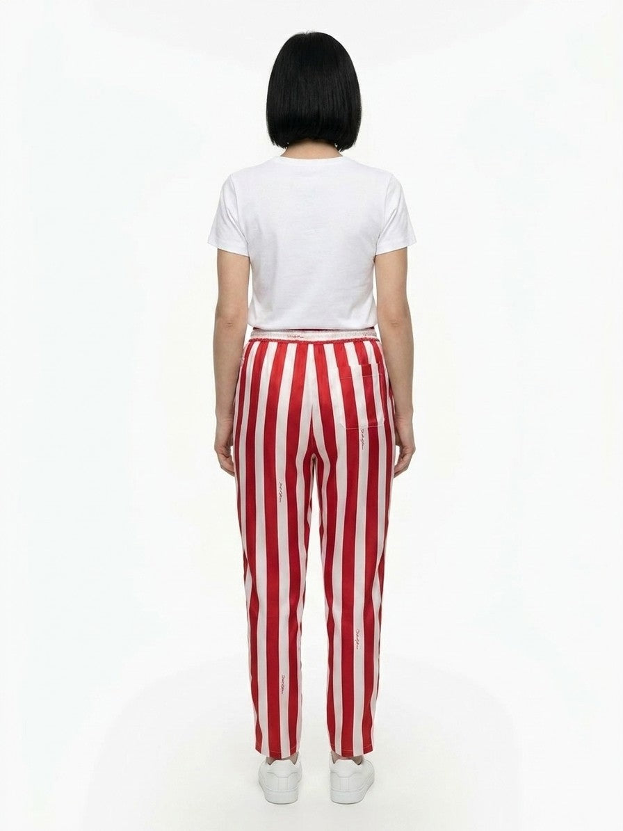 Dolce & Gabbana Bicolor Silk Casual Pants