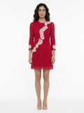Dolce & Gabbana Bicolor Cotton Cocktail Dress