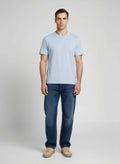 Balmain Blue Cotton T-Shirt