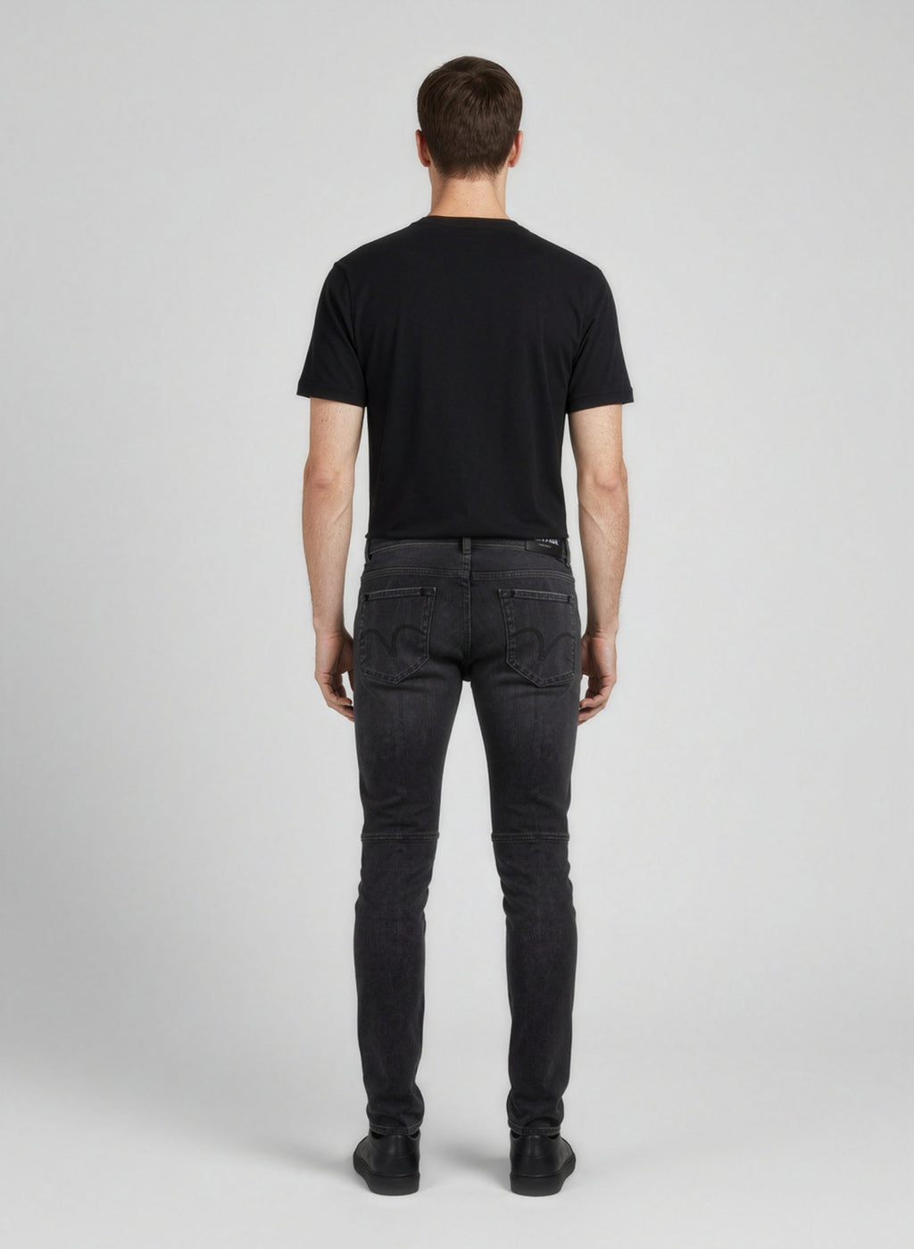 Balmain Black Cotton Slim Fit Jeans