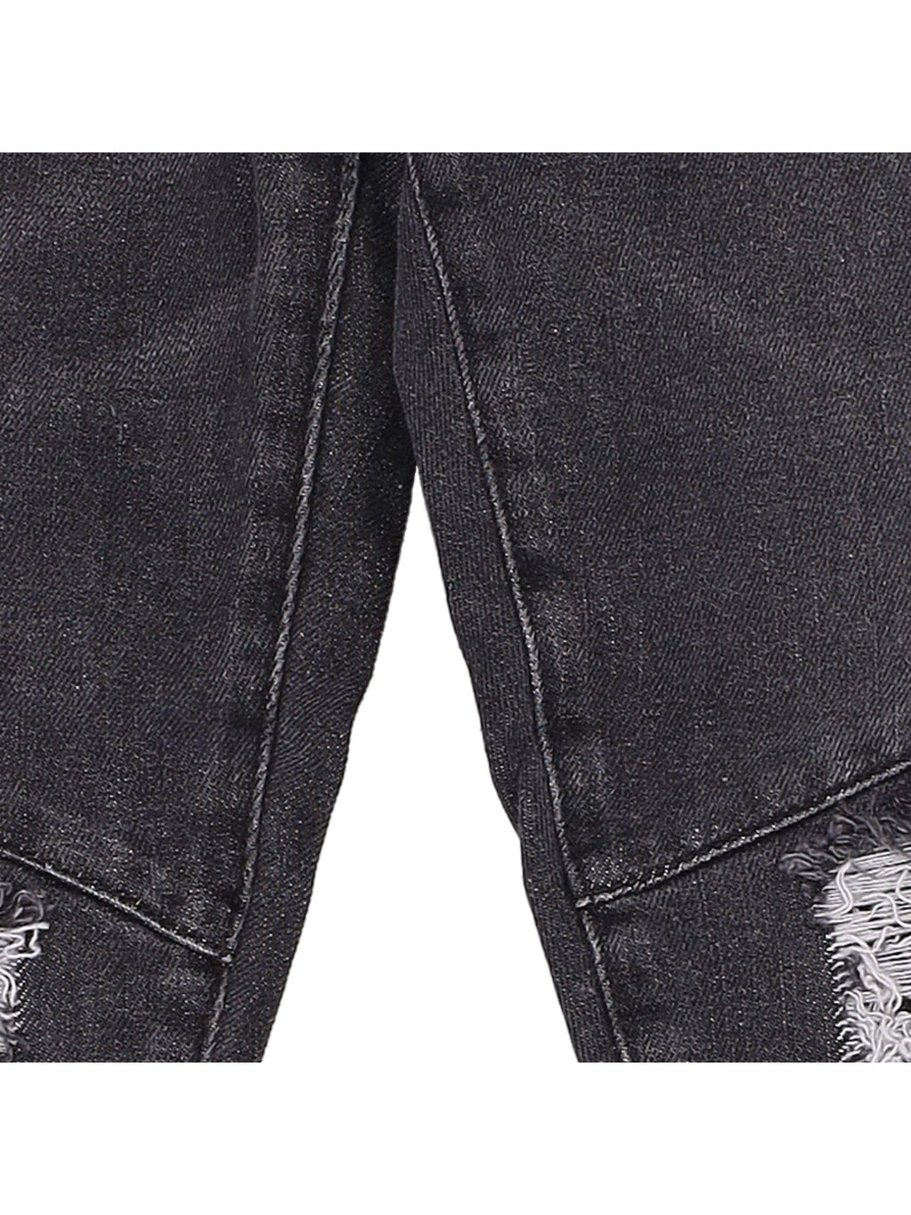 Balmain Black Cotton Slim Fit Jeans