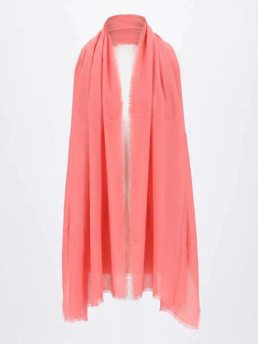 Givenchy Orange Cashmere Scarf