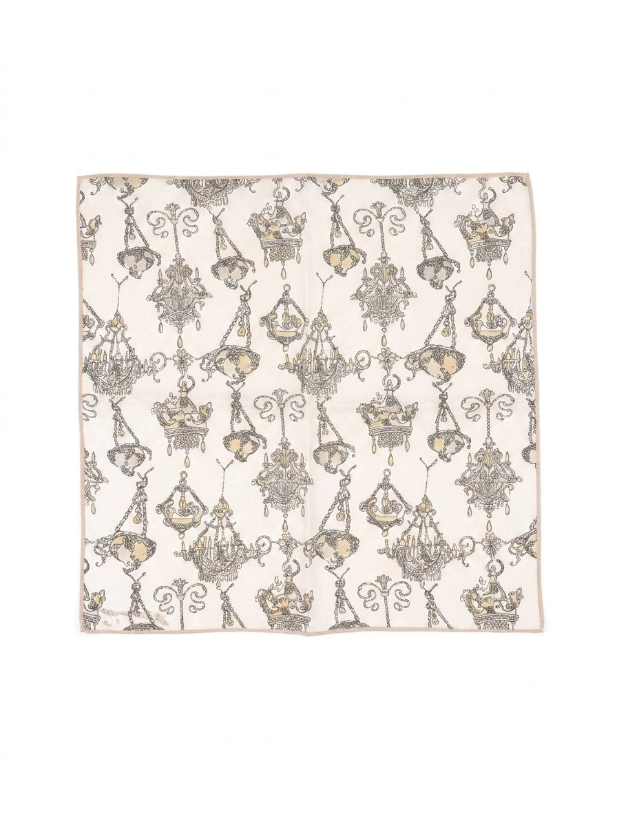 Givenchy Bicolor Silk Pocket Square