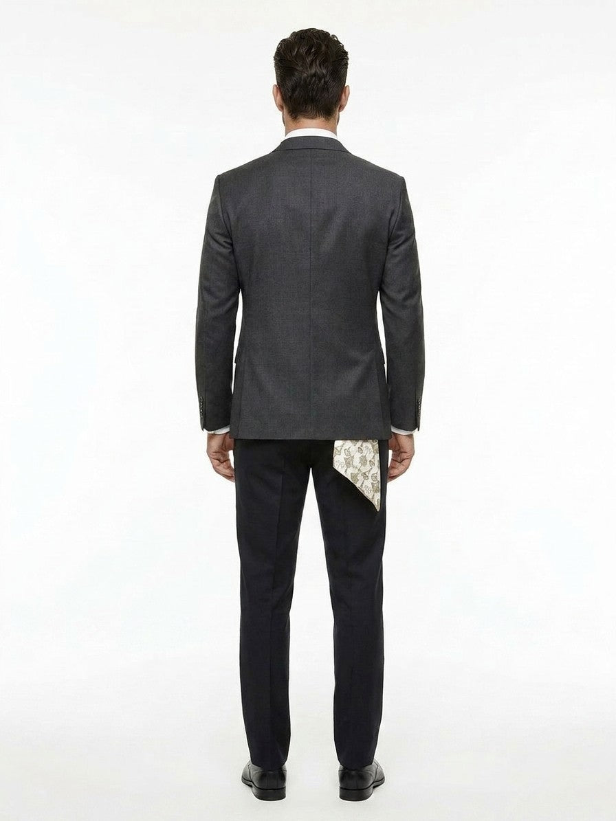 Givenchy Bicolor Silk Pocket Square