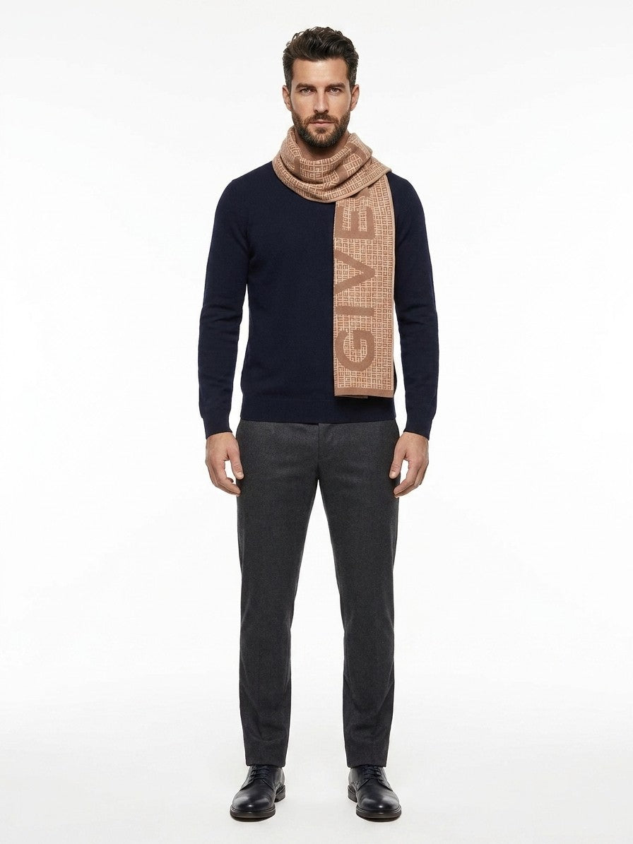 Givenchy Bicolor Wool Scarf