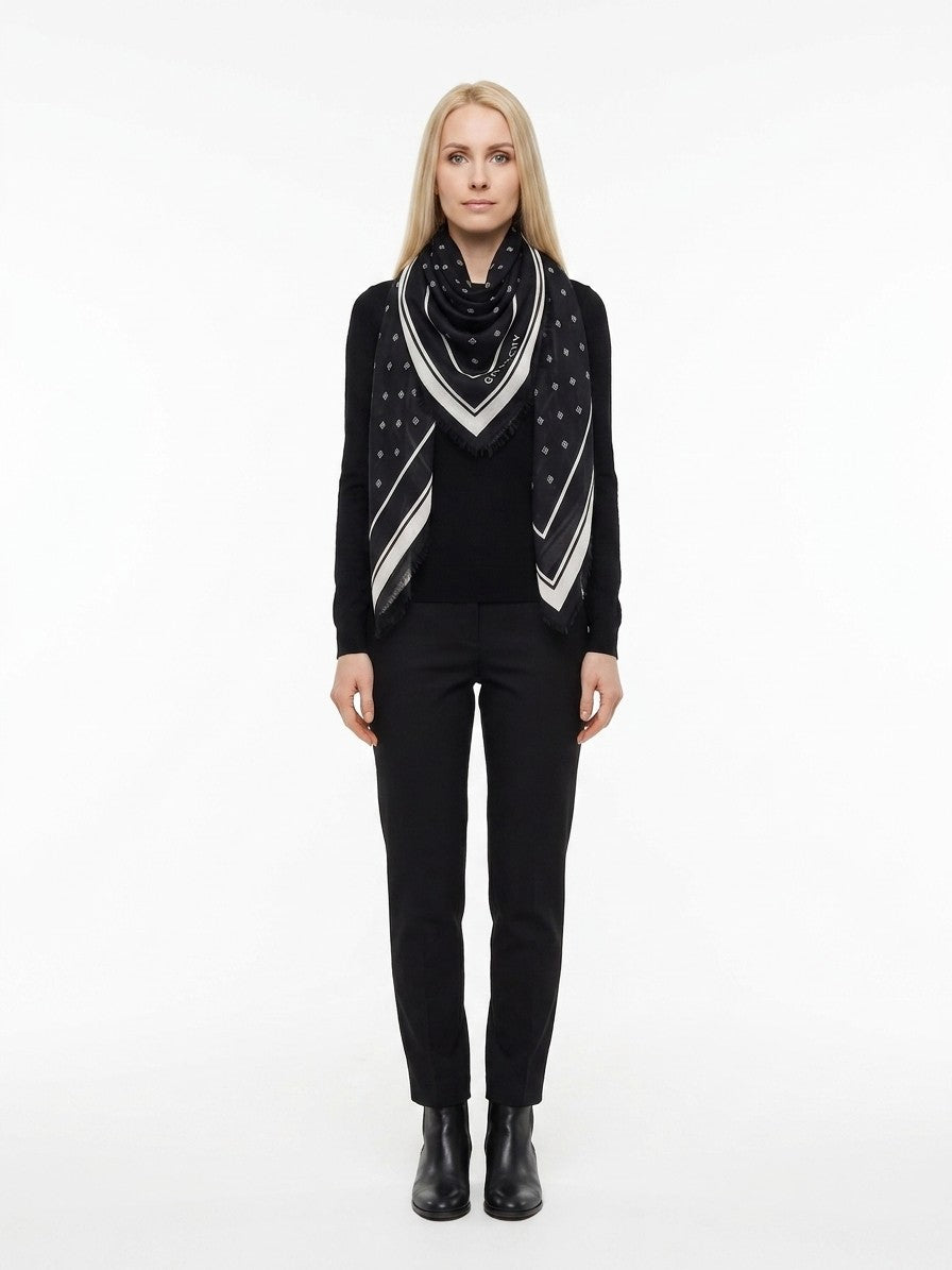 Givenchy Bicolor Cashmere Scarf