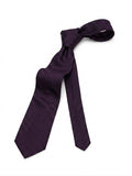 Givenchy Purple Silk Tie