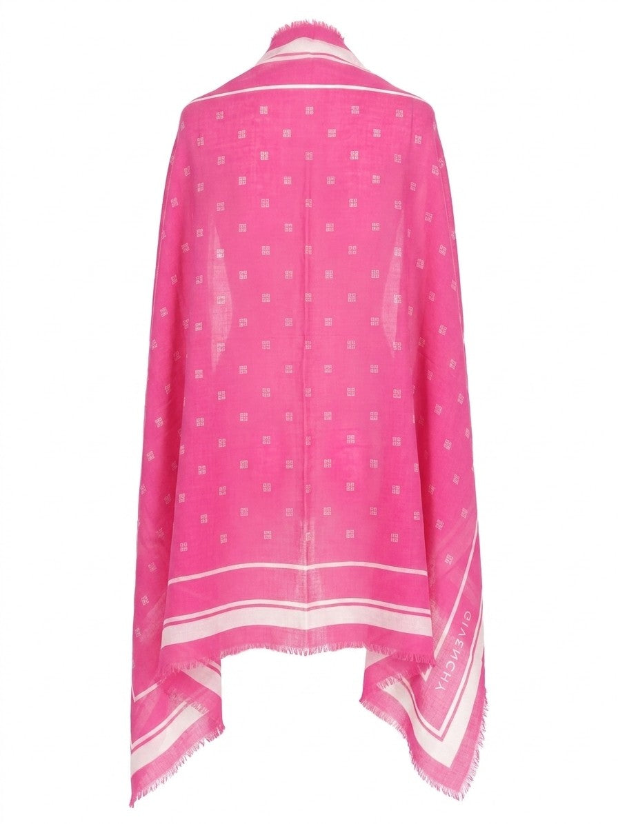 Givenchy Pink Cashmere Scarf