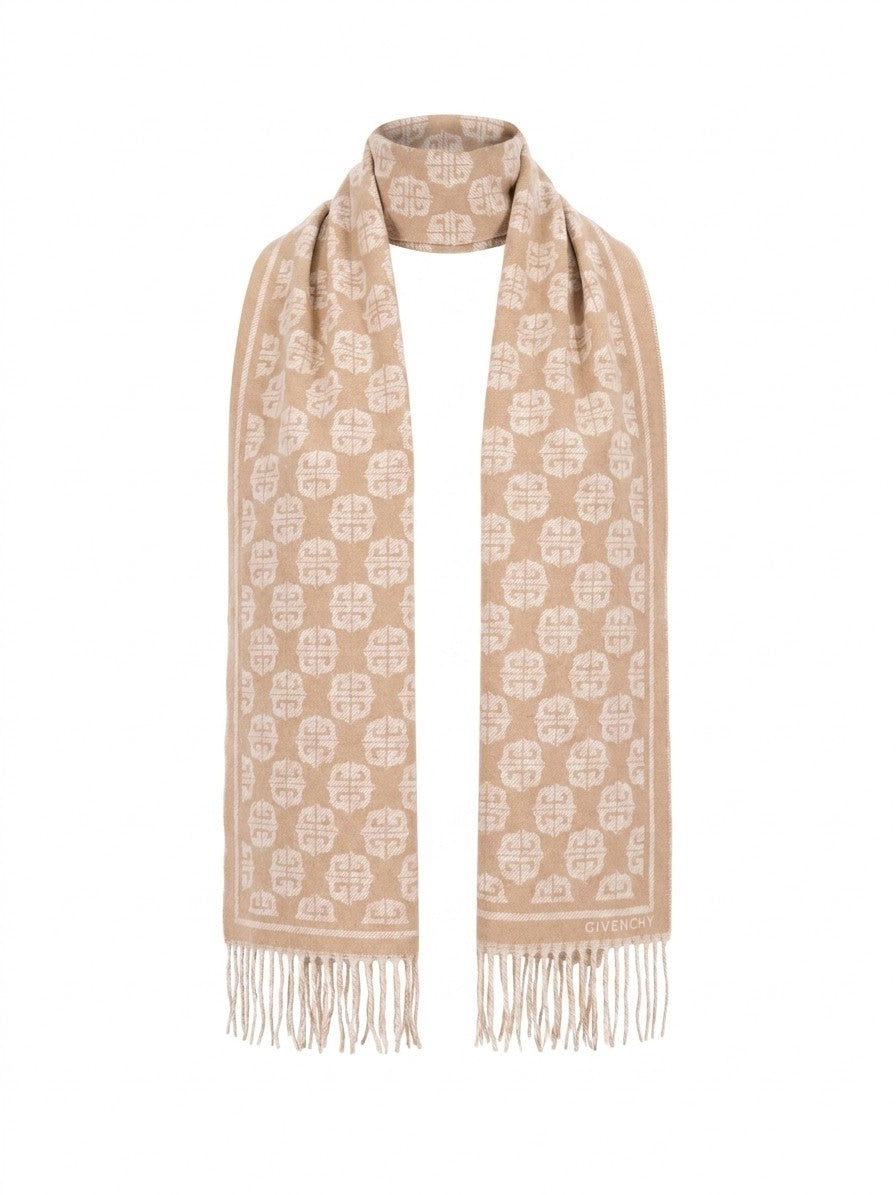Givenchy Beige Wool Scarf