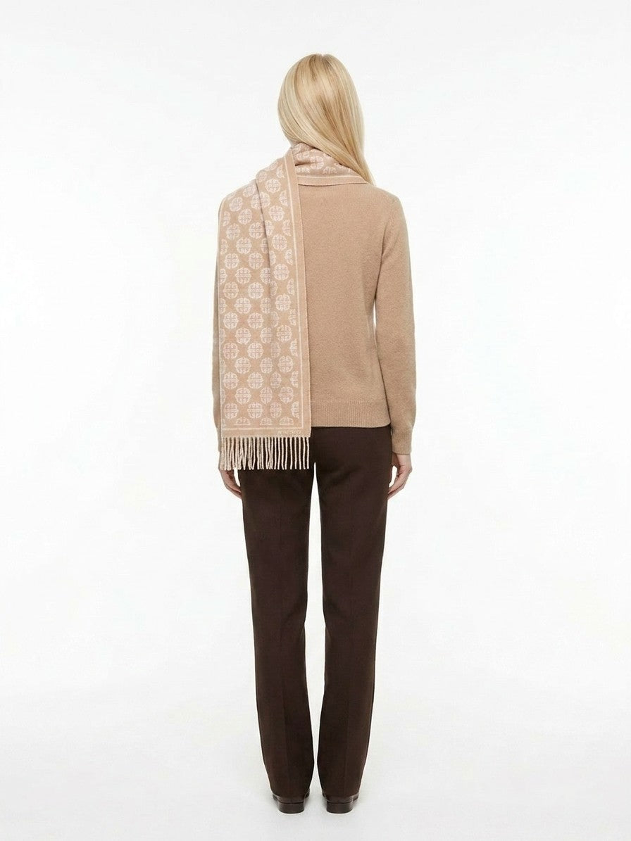 Givenchy Beige Wool Scarf