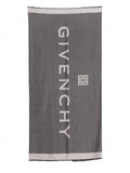 Givenchy Gray Silk Scarf