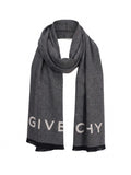 Givenchy Gray Wool Scarf